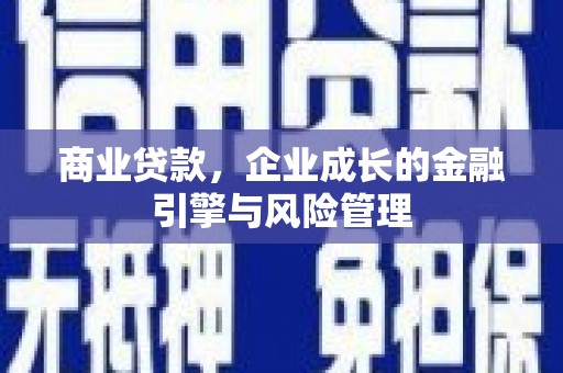 南票商业贷款，企业成长的金融引擎与风险管理