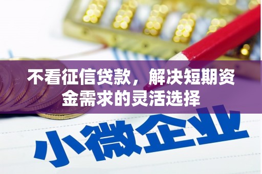 南票不看征信贷款，解决短期资金需求的灵活选择