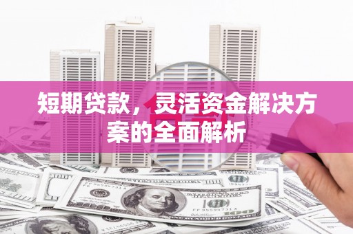 南票短期贷款，灵活资金解决方案的全面解析