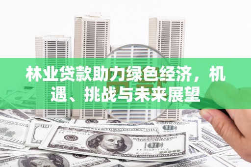 南票林业贷款助力绿色经济，机遇、挑战与未来展望