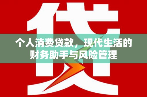 南票个人消费贷款，现代生活的财务助手与风险管理