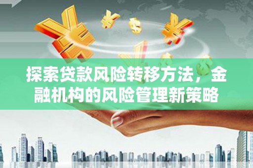 南票探索贷款风险转移方法，金融机构的风险管理新策略