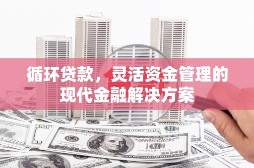 南票循环贷款，灵活资金管理的现代金融解决方案