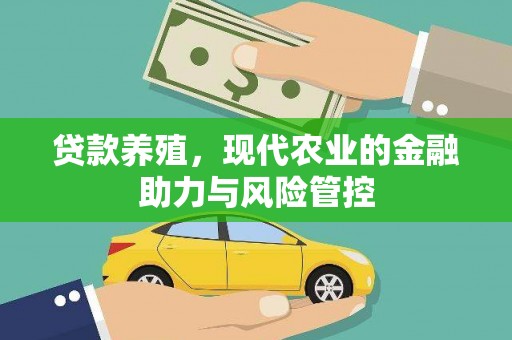 南票贷款养殖，现代农业的金融助力与风险管控