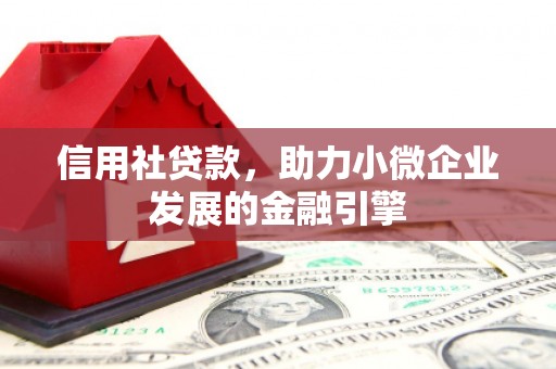 南票信用社贷款，助力小微企业发展的金融引擎