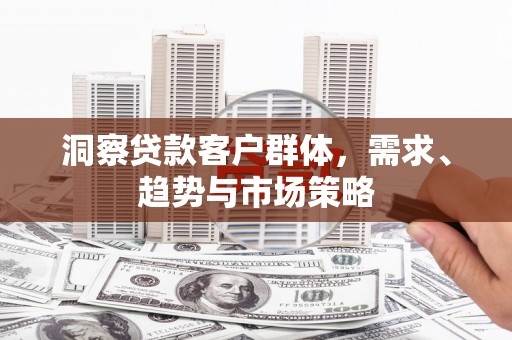 南票洞察贷款客户群体，需求、趋势与市场策略