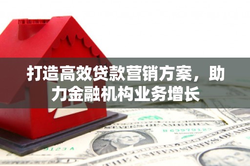 南票打造高效贷款营销方案，助力金融机构业务增长