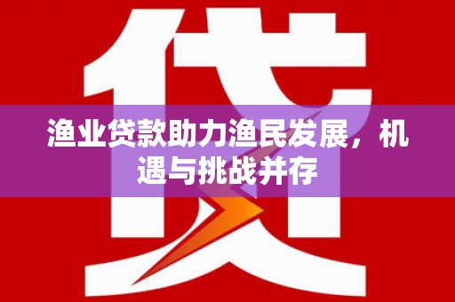 南票渔业贷款助力渔民发展，机遇与挑战并存