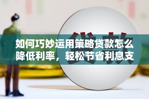南票如何巧妙运用策略贷款怎么降低利率，轻松节省利息支出