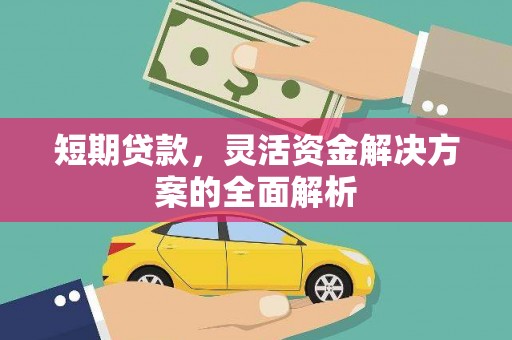 南票短期贷款，灵活资金解决方案的全面解析