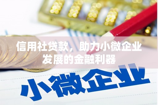南票信用社贷款，助力小微企业发展的金融利器