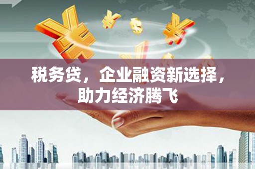 南票税务贷，企业融资新选择，助力经济腾飞