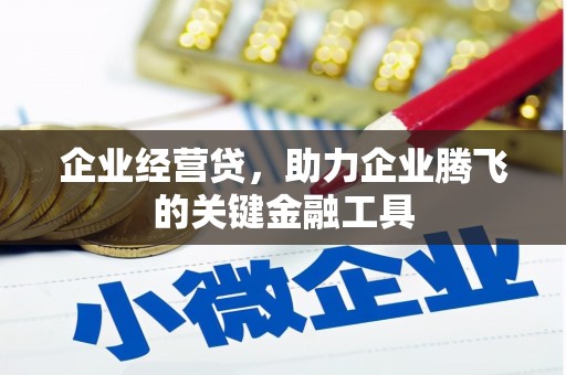 南票企业经营贷，助力企业腾飞的关键金融工具