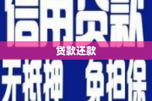 南票贷款还款