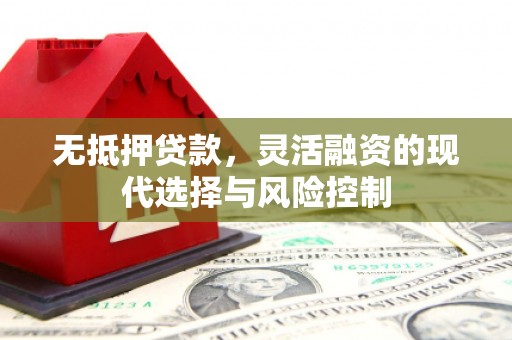 南票无抵押贷款，灵活融资的现代选择与风险控制