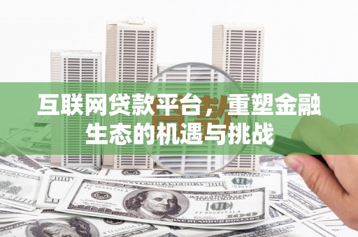 南票互联网贷款平台，重塑金融生态的机遇与挑战