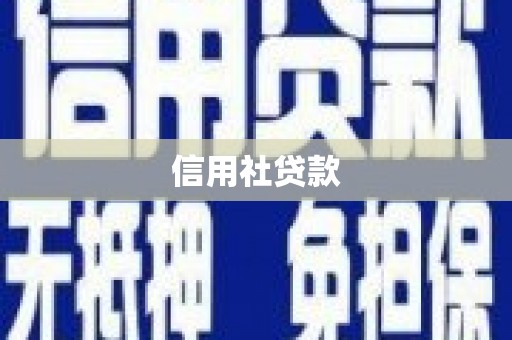 南票信用社贷款
