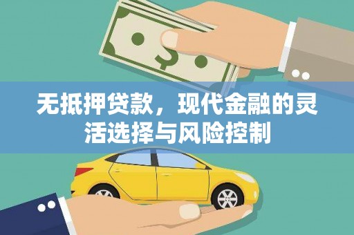 南票无抵押贷款，现代金融的灵活选择与风险控制