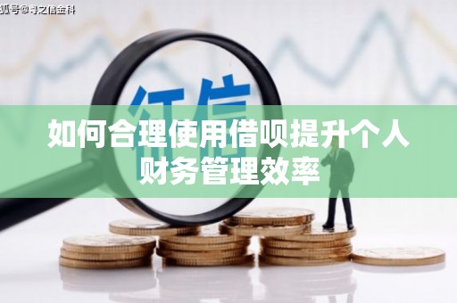南票如何合理使用借呗提升个人财务管理效率