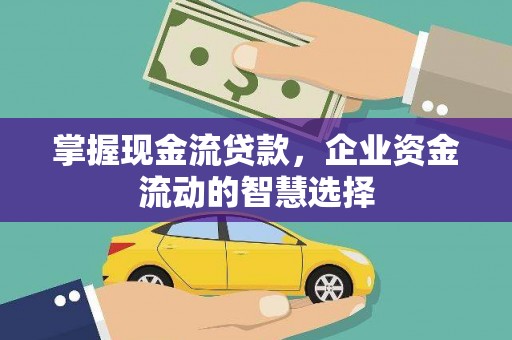 南票掌握现金流贷款，企业资金流动的智慧选择