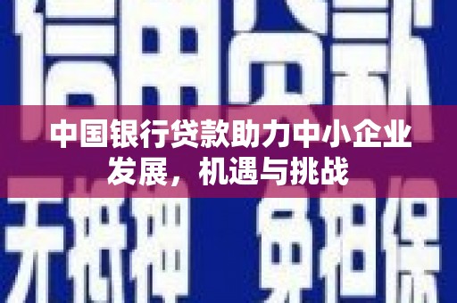 南票中国银行贷款助力中小企业发展，机遇与挑战