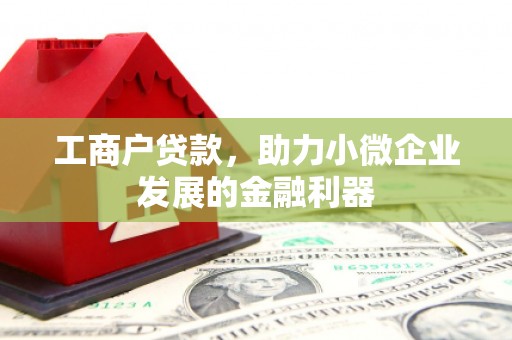 南票工商户贷款，助力小微企业发展的金融利器