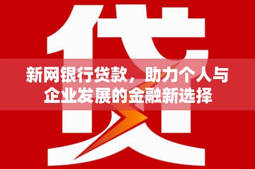 南票新网银行贷款，助力个人与企业发展的金融新选择