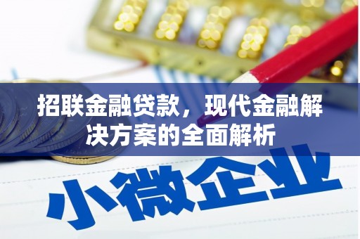 南票招联金融贷款，现代金融解决方案的全面解析