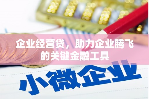 南票企业经营贷，助力企业腾飞的关键金融工具