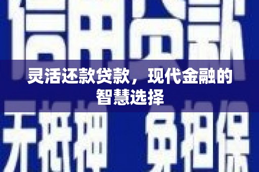 南票灵活还款贷款，现代金融的智慧选择