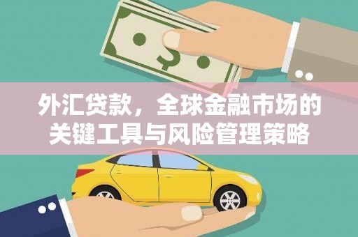 南票外汇贷款，全球金融市场的关键工具与风险管理策略