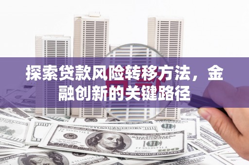南票探索贷款风险转移方法，金融创新的关键路径