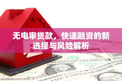南票无电审贷款，快速融资的新选择与风险解析