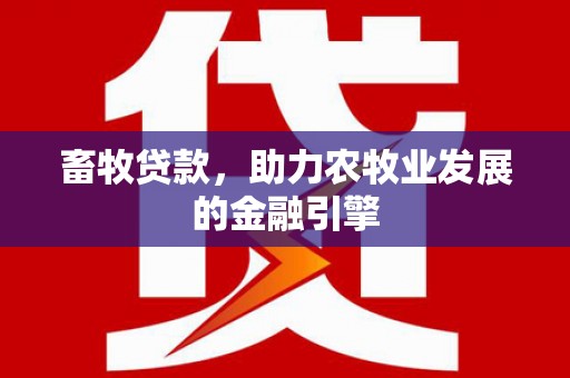 南票畜牧贷款，助力农牧业发展的金融引擎